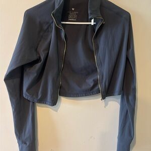 Sleek Blue Fitness Zip Up